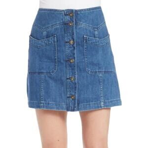 Free people we the free denim skirt